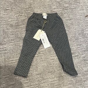Siaomimi Gray Polka Dot Kids Leggings
